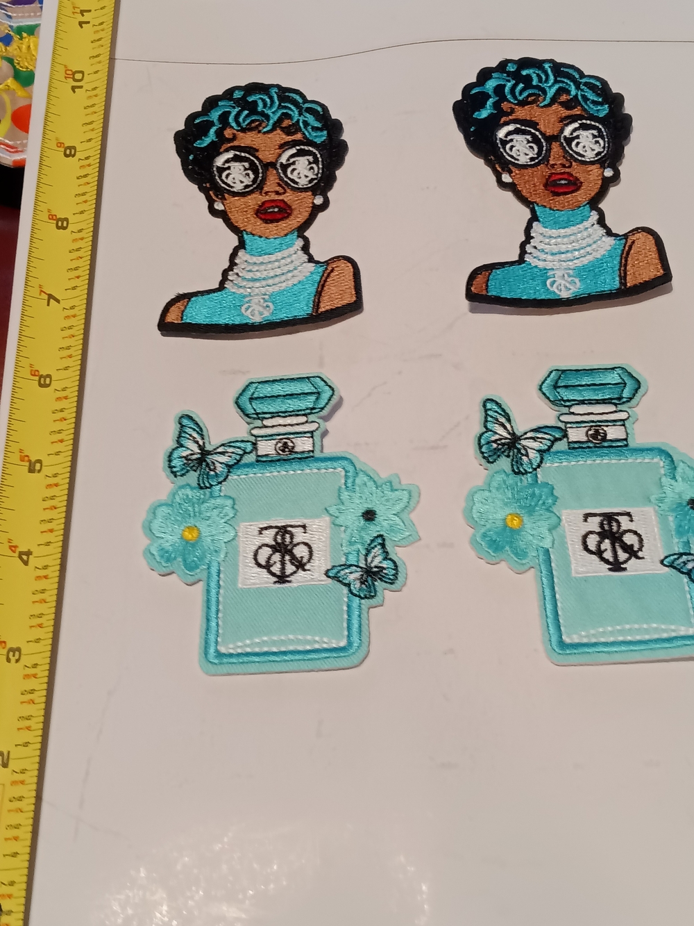 Embroidered Patch X4 - Picture 3 of 4